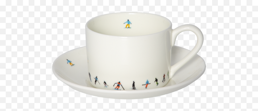 Ski Chain Tea Cup And Saucer - Cup Png,Tea Cup Transparent