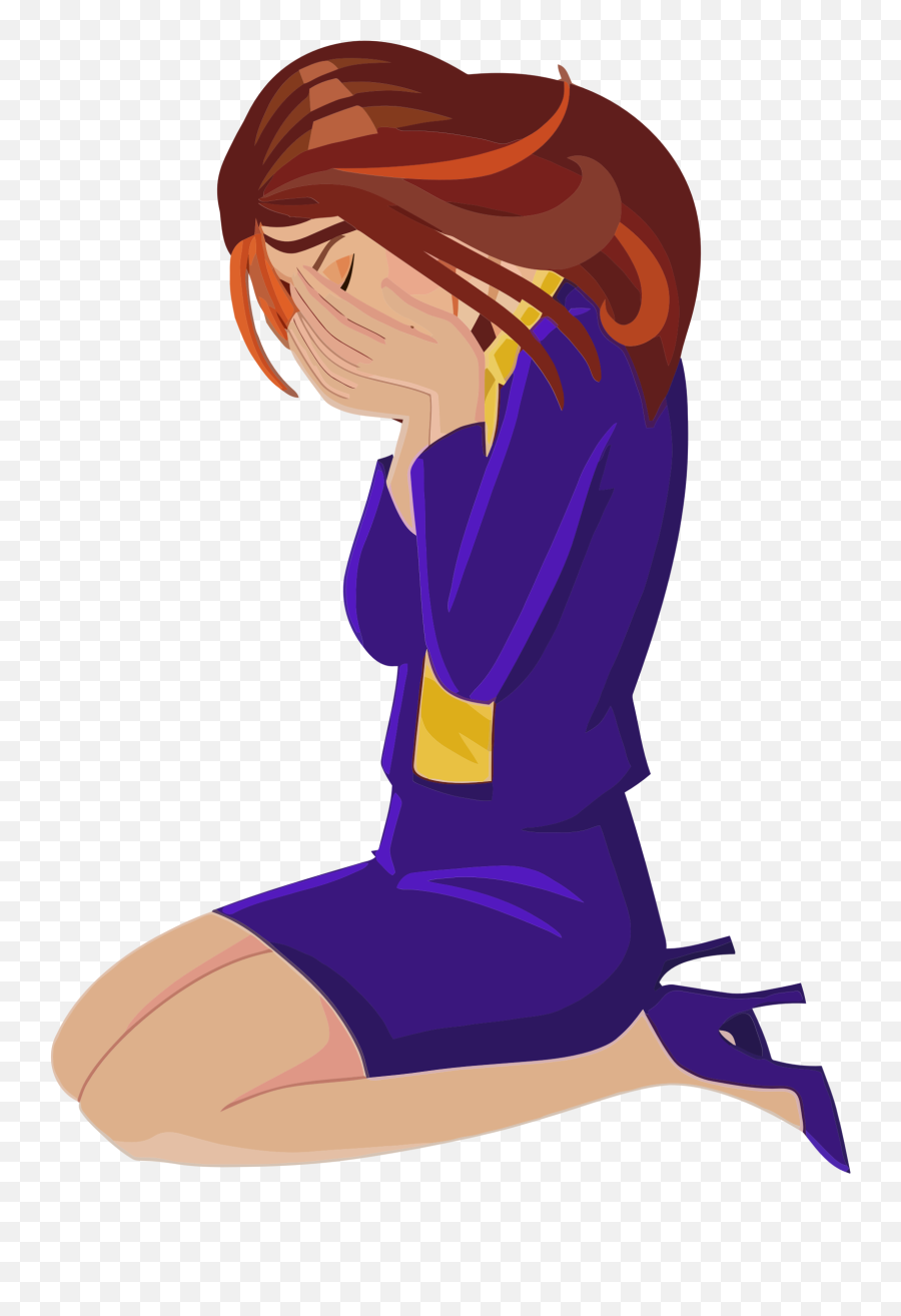 Girl Cry Png 1 Image - Woman Crying Clipart,Cry Png