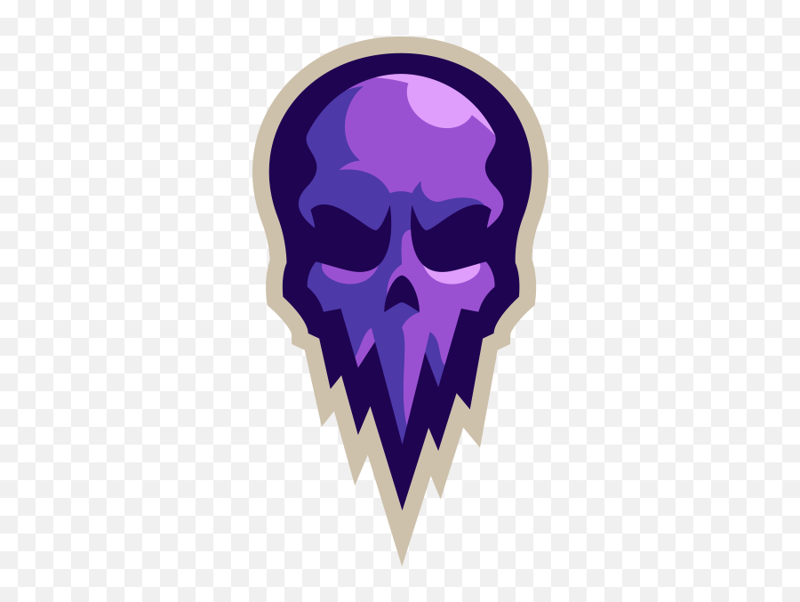 Avatars Mascots Illustrations - Purple Skull Png,Youtube Live Logo