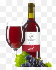 Wine Bottle And Glass Png - Bottle Glass Png