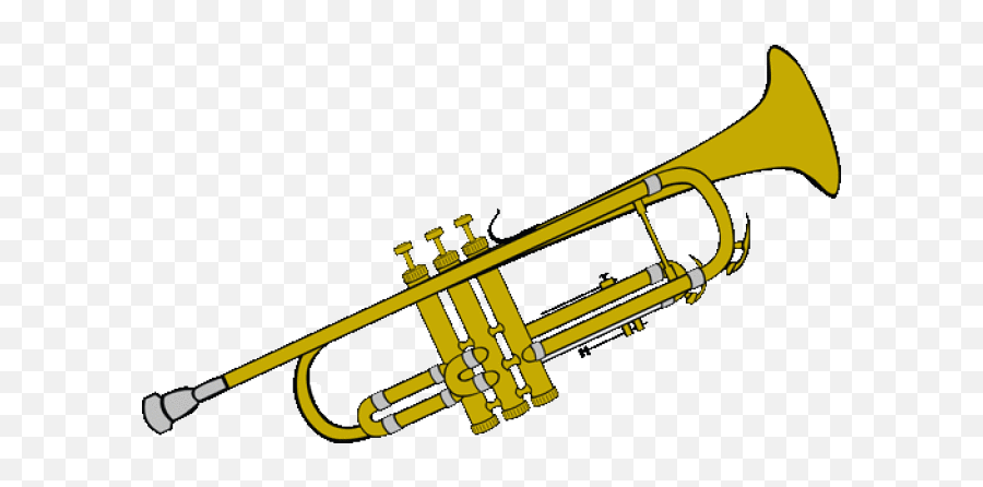 Trumpet Instrument Clipart - Free Clipart Musical Instruments Png,Trumpet Transparent