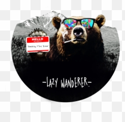 Smokey The Bear Tee Full Size Png Download Seekpng - Grizzly Bear,Smokey Png