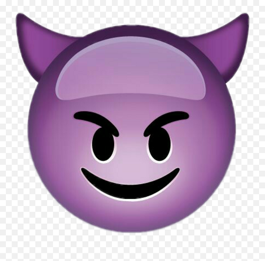 Demon Face Png - Emoji Png Devil Emoji Faces Devil Evil Emoji,Emoji Faces Png