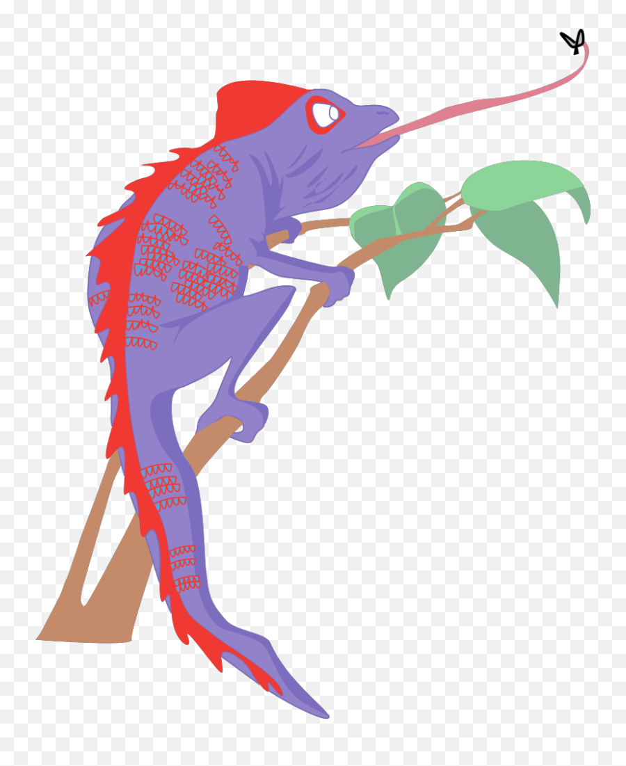 Purple And Red Chameleon Png Svg Clip Art For Web - Clipart Chameleon Tank,Chameleon Png