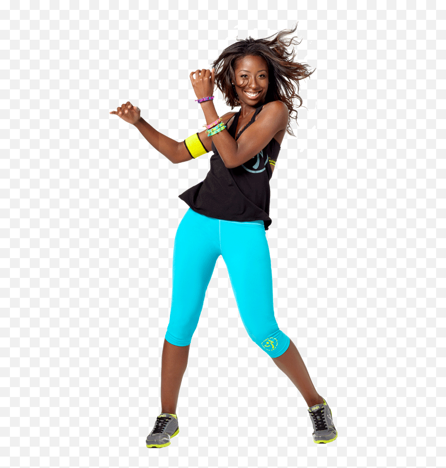 Contemporary Dancer. Portrait Of Young Active Female Exercising Zumba Dance  In Class With Space For Text. Stock Photo, Picture and Royalty Free Image.  Image 42653582.