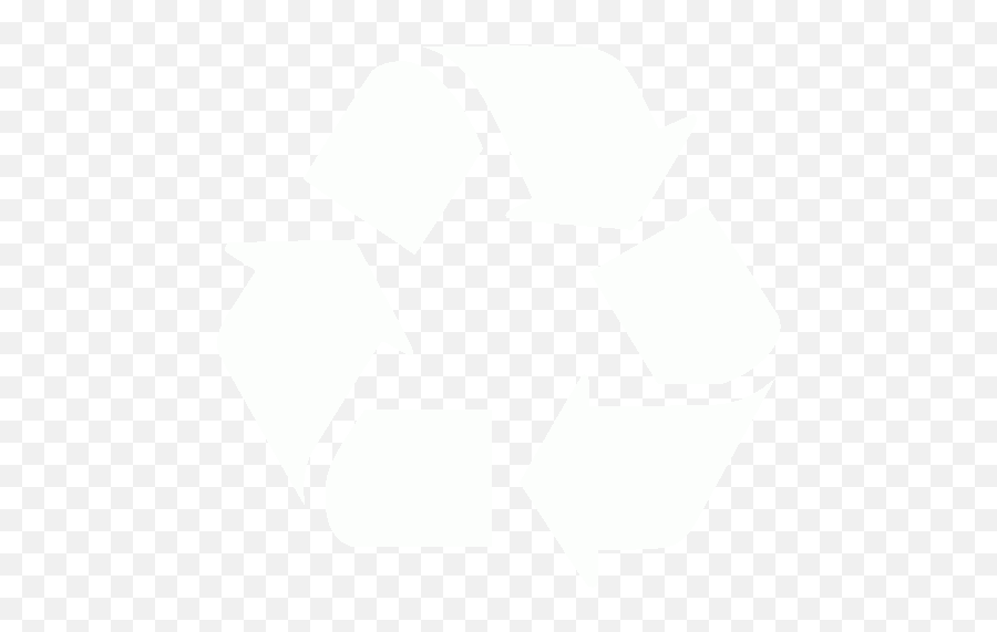 White Recycle Icon - Recycling Symbol White Png,Recylce Logos