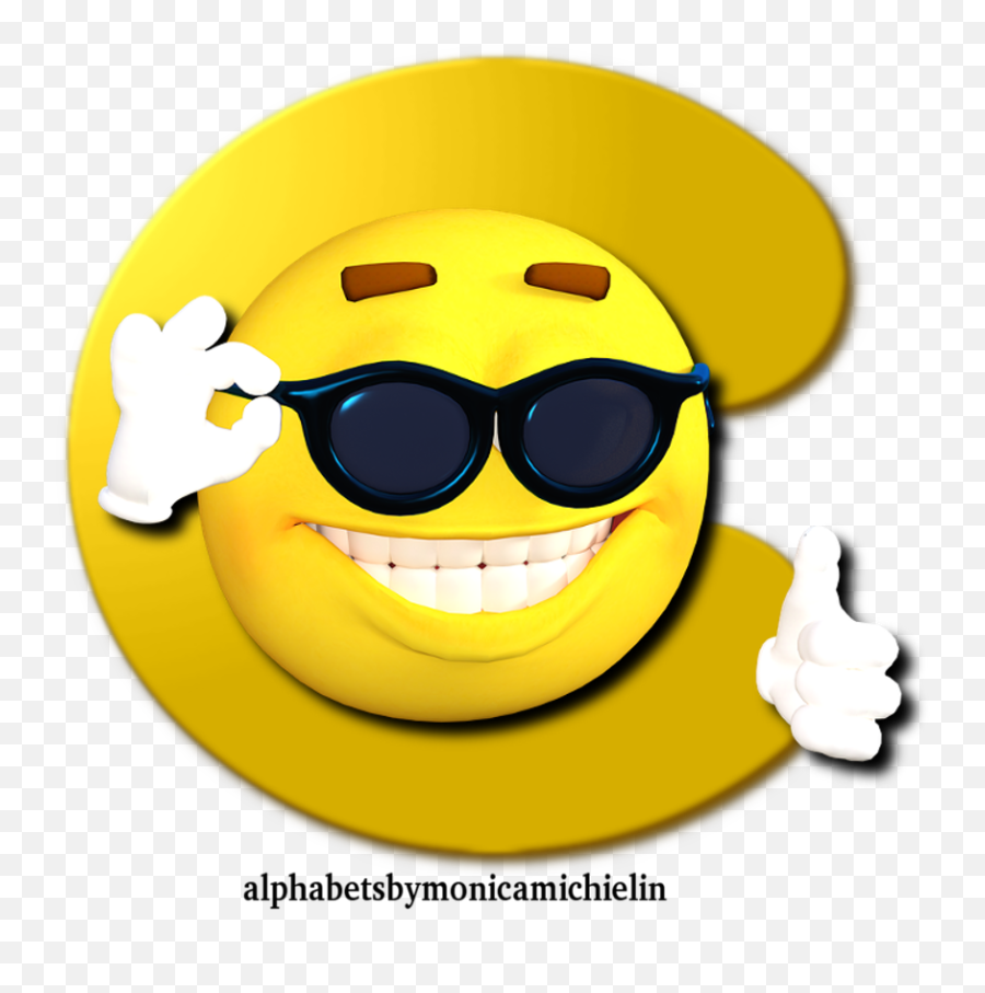 Yellow - Thumbs Up Sunglasses Emoji Png,Glasses Emoji Png