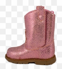Pink Sparkle Pu Tall Western Boot - Snow Boot Png,Sparkle Background Png