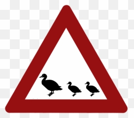 Fileducks Crossing The Road Signpng - Wikimedia Commons Traffic Sign,Ducks Png