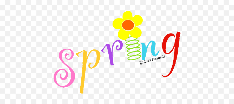 Download Free Png Think Spring Clipart - Clip Art Library Border Spring Clip Art,Spring Clipart Png