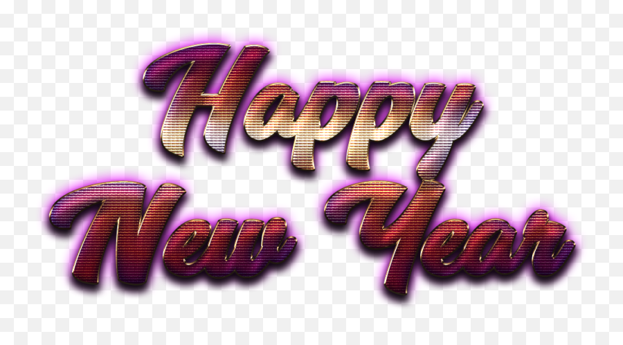 Happy New Year Letter Png Hd - Happy New Year Letter Design Png,Happy New Years Png
