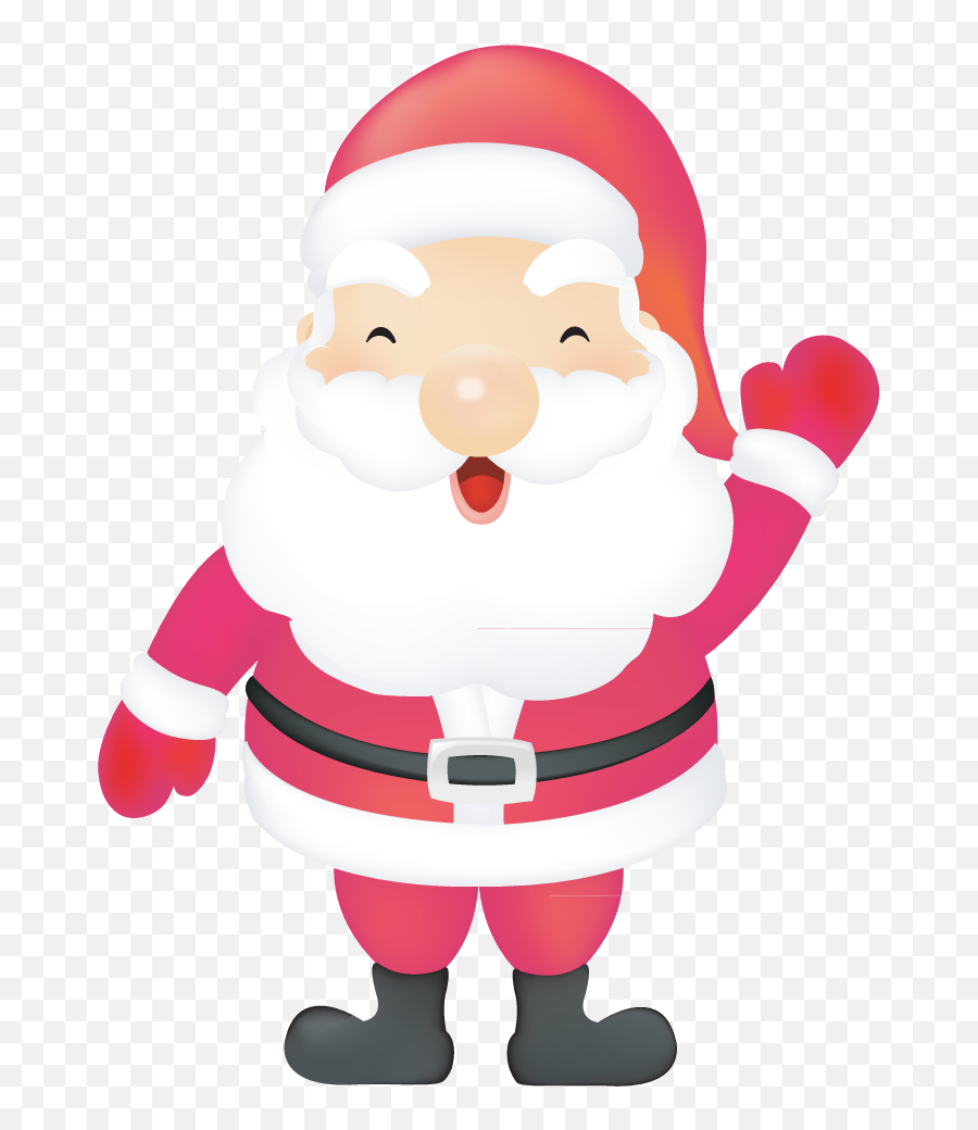 Papa Noel Santa Claus Navidad Vector - Cute Santa Claus Papai Noel Png Desenho,Santa Png Image