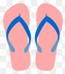 Blueelectric Bluesandal Png Clipart - Royalty Free Svg Png Flipflops Clipart,Sandals Png