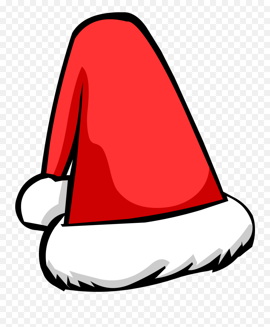 Classic Santa Hat Club Penguin Rewritten Wiki Fandom - Christmas Hat Png Cartoon,Christmas Hat Png