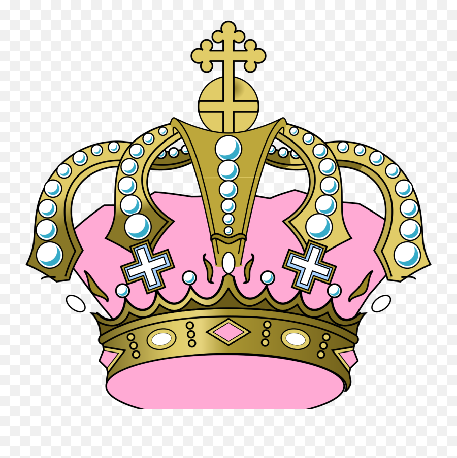 Pink Crown Clipart Svg Vector - Queen Band Logo Crown Png,Crown Clipart Transparent