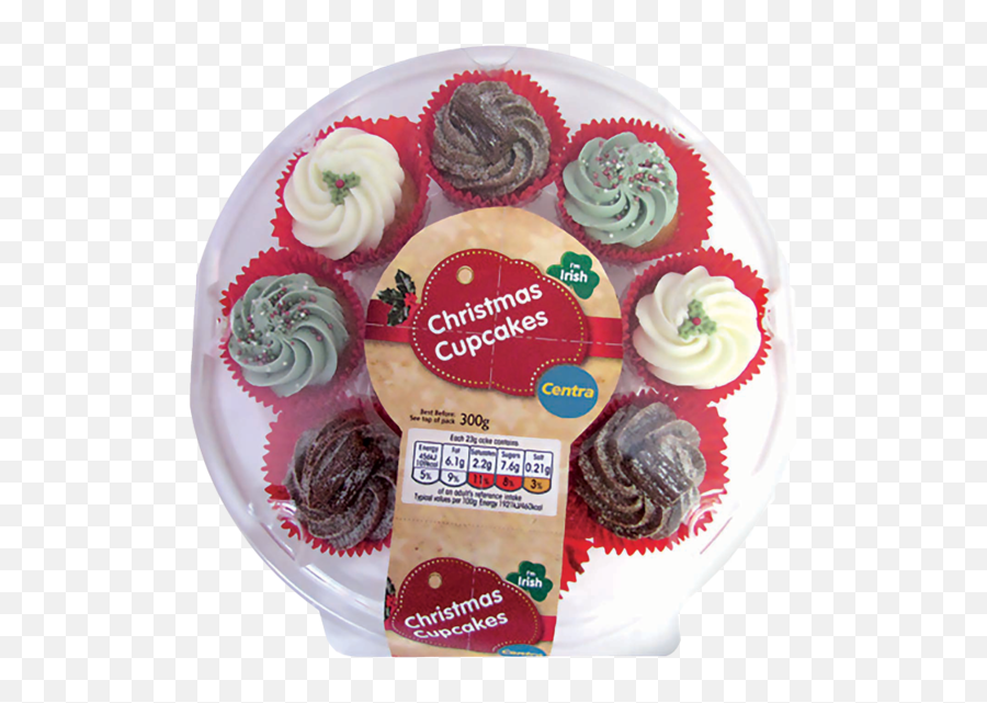 Cupcake With Candle Png - Ct Christmas Cupcake Platter Cake Decorating Supply,Cup Cake Png
