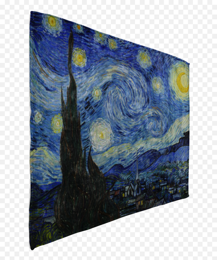Starry Night Fleece Blanket - 3 Sizes Van Gogh Starry Night Png,Starry Night Png