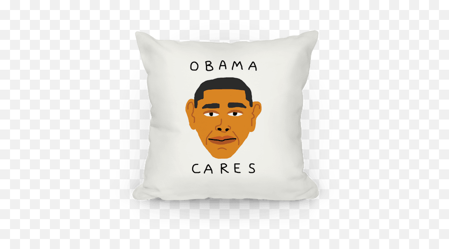 Obama Cares Pillows Lookhuman - For Adult Png,Obama Face Png
