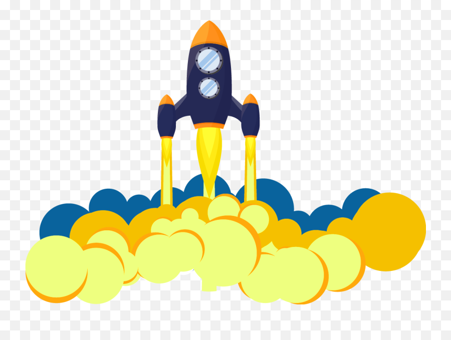 Clipart Rocket Launch - Transparent Rocket Launch Rocket Launch Clipart Transparent Png,Rocket Transparent Png