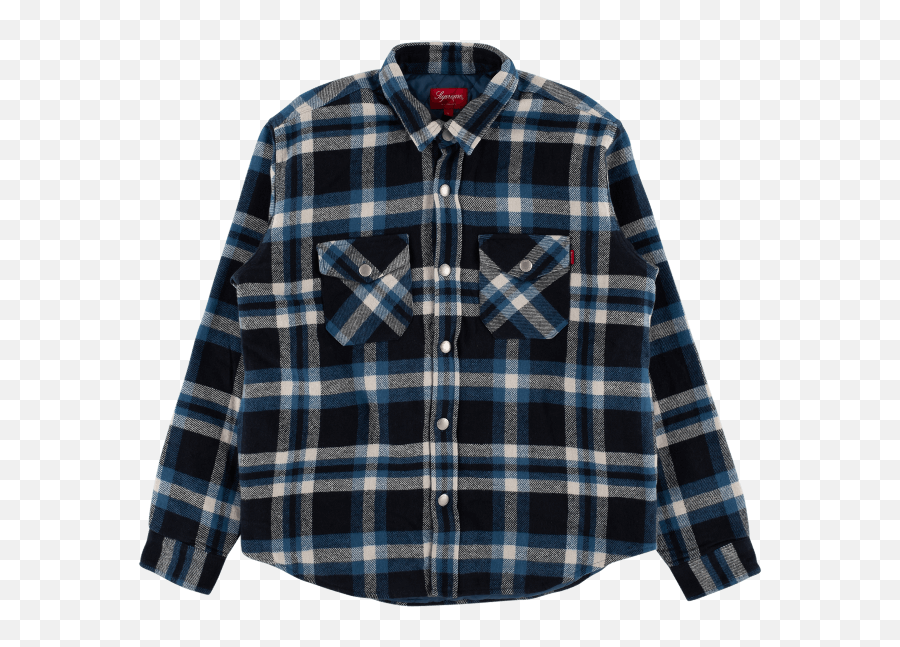 Supreme Arc Logo Quilted Flannel - Supreme Plaid Shirt Png,Flannel Png