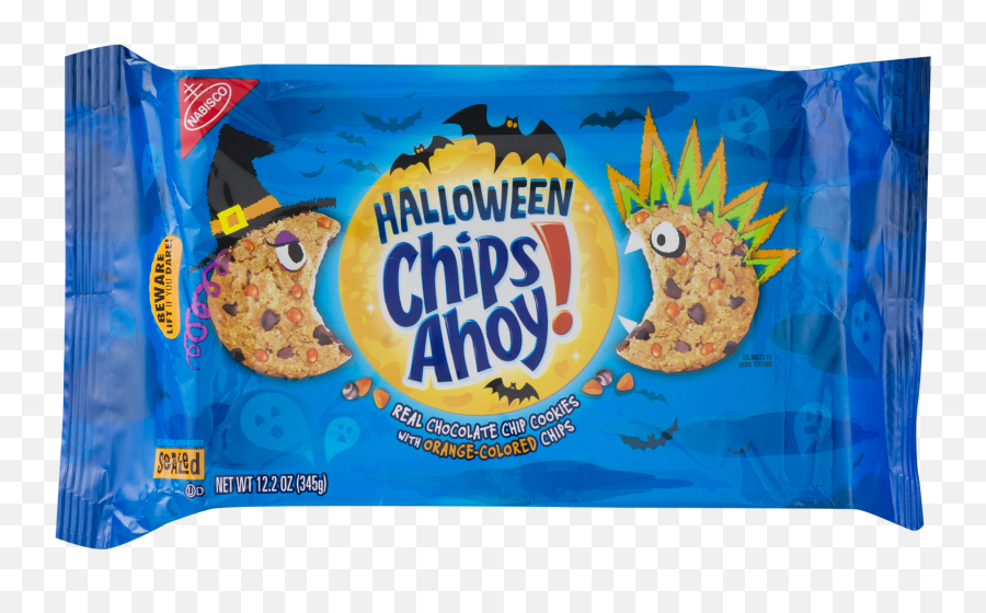 Chips Ahoy Halloween Chocolate Chip Cookies 1 Package 122oz - Hot Chocolate Chips Ahoy Png,Chips Ahoy Logo