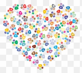 Cat Felidae Paw Tiger Dog - Print Heart Shape Full Prints Clip Art png