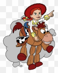 Toy Story 3 Clip Art Disney Galore - Jessie Riding png