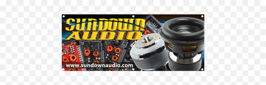 Sundown Audio Vinyl Banner - Lens Mount Png,Sundown Audio Logo