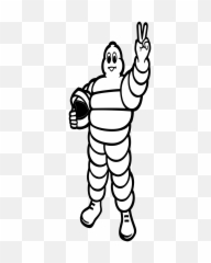 Michelin Man Racing Helmet Logo Vector - png