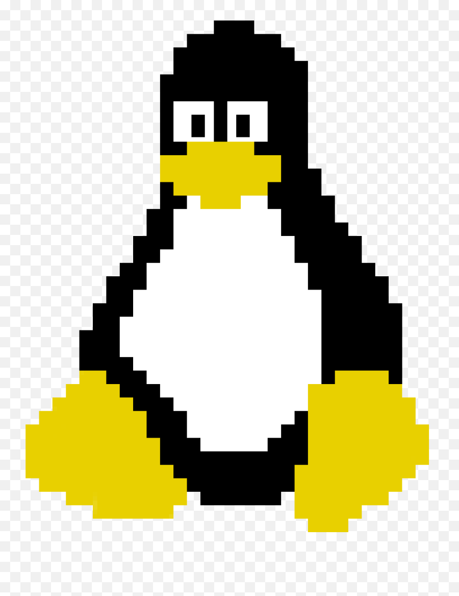 I Made A Pixel - Art Tux Figured It Could Be Useful To Some Png,Apple Logo Pixel Art