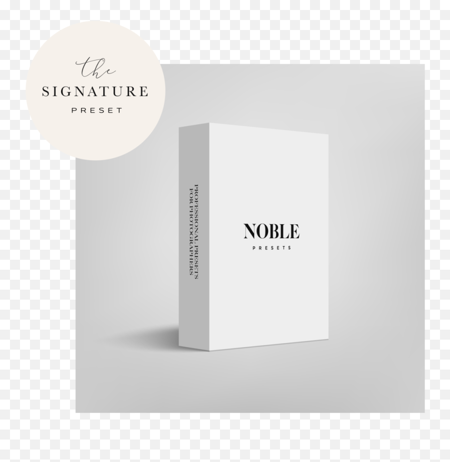 Noble Presets Cleanest Film Inspired For - Horizontal Png,Aperture Labs Logo