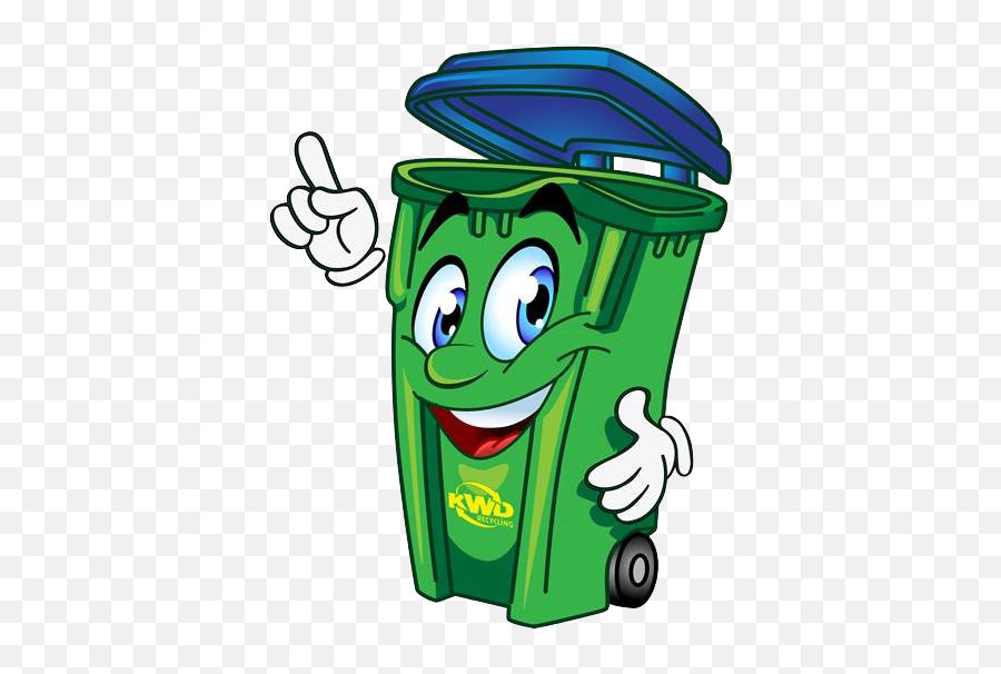 Recycling - Trash Bin Cartoon Png,Recycling Bin Png