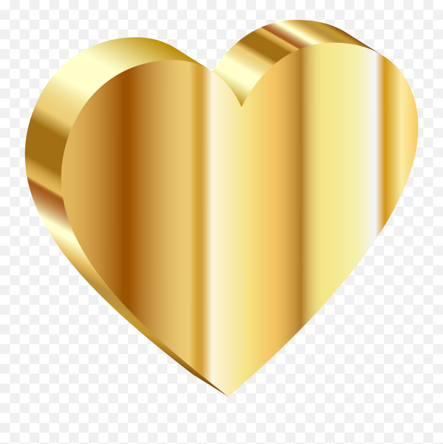 Download Gold Heart Png Image For Free - Heart Of Gold Png,Gold Heart Png