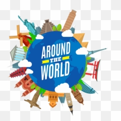 World Travel Png - Tour Travel Png Images Travel Around Travel And Tourism Logo Png,Around The World Png