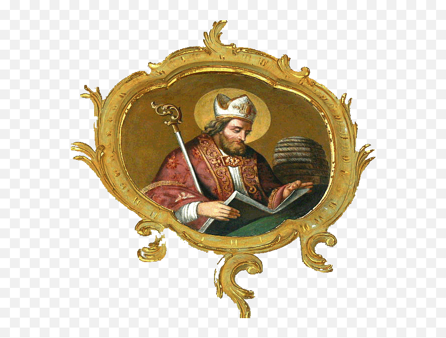 Dec 7 Saint Ambrose Bees Png St Augustine Of Hippo Icon Free Transparent Png Images Pngaaa Com