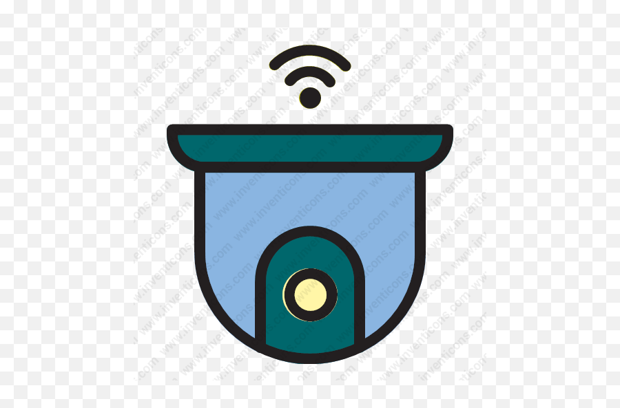 Download Internet Of Thing Cctv 27 Vector Icon Inventicons - Clip Art Png,Download Icon Internet