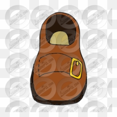 Buckle My Shoe Picture For Classroom Therapy Use - Great Clipart Brown png