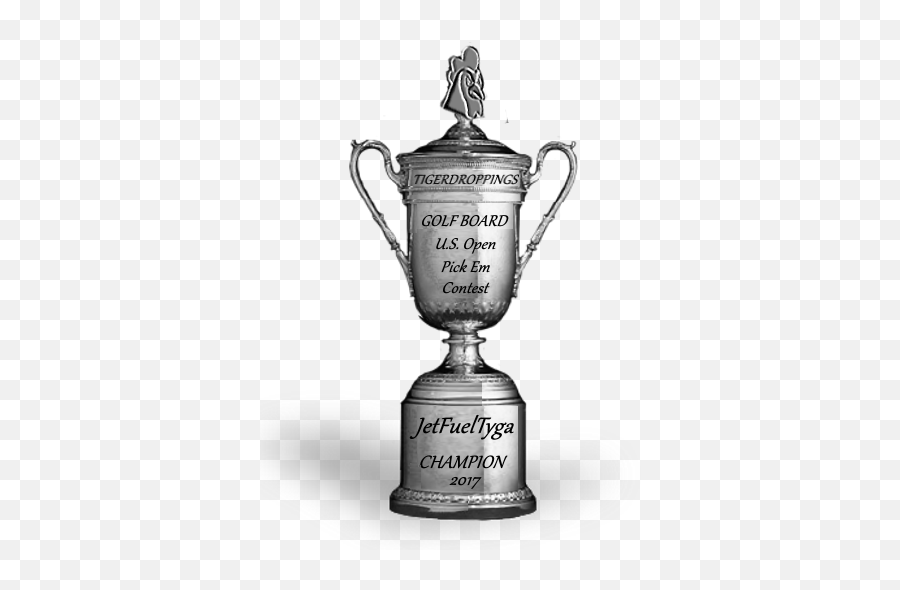 Download Hd Trophy Icon Png - Us Open Golf 2018 Trophy Transparent Us Open Golf Trophy,Trophy Icon Black