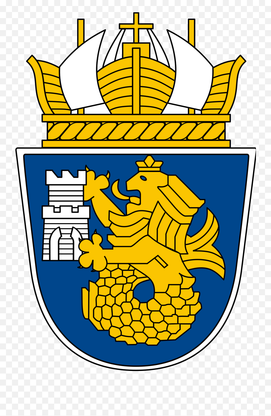 A Naval Crown In The Coat Of Arms City Burgas - Burgas Flag Png,Galaxy ...