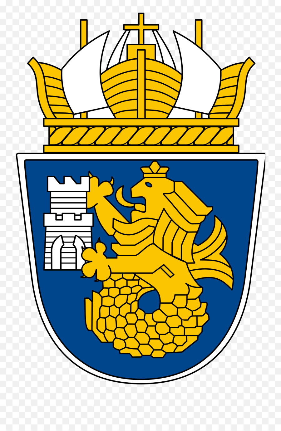 A Naval Crown In The Coat Of Arms City Burgas - Burgas Flag Png,Galaxy S Icon Meanings