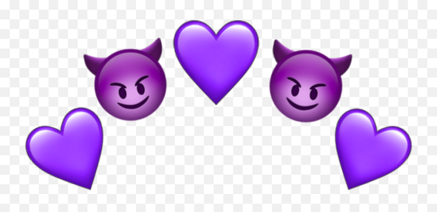 Purple - Devil Emoji Png,Devil Emoji Png