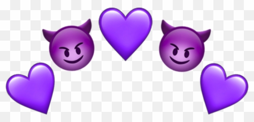 Purple - Devil Emoji Png