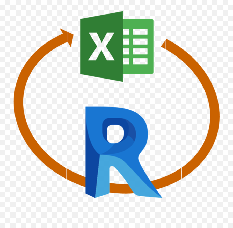 Bim Link - Synchronize Data Between Revit And Excel Qapps Excel Icon Png Transparent,Revit Logo Png