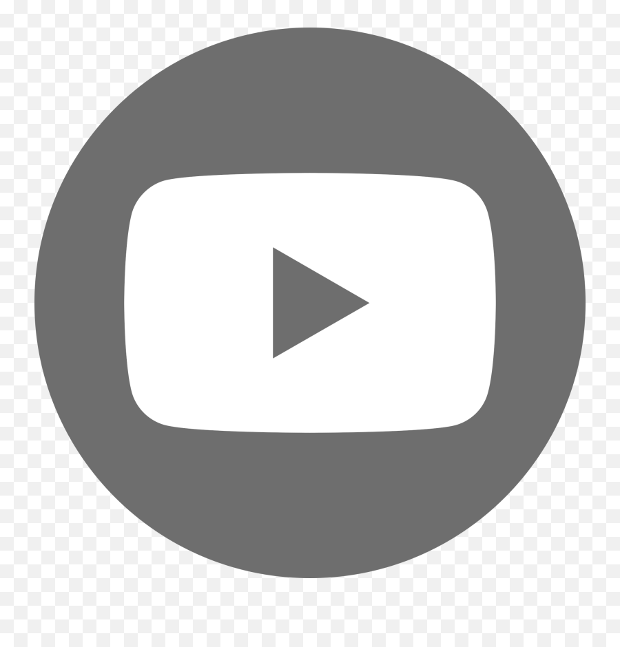 youtube logo black and white png transparent
