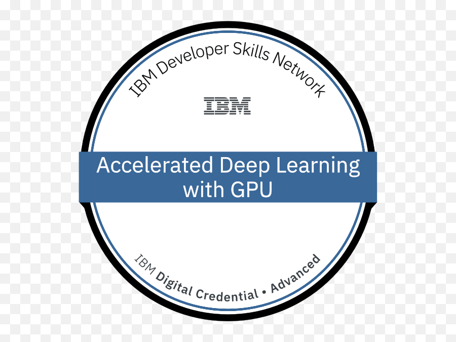 Deep Learning Free Courses In Data Science Ai Cloud - Ibm Deep Learning With Tensorflow Badge Png,Deel Learning Icon