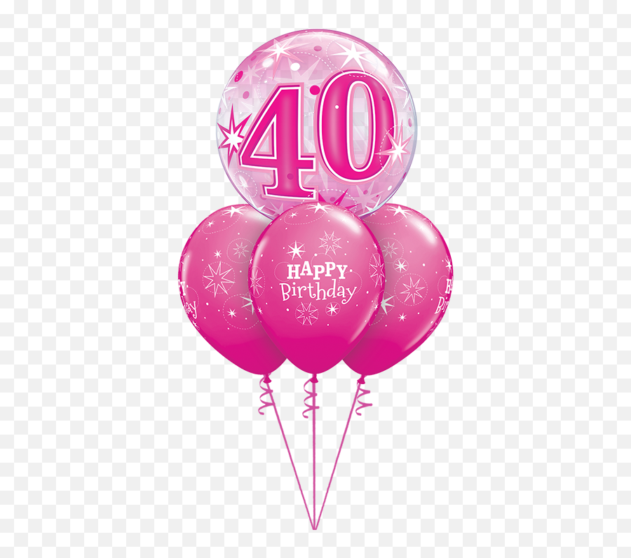 Products - Yolo Party Shop 40th Birthday 40 Balloons Png,Pink Sparkles Png