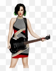 Download Guitar Dress Katy Perry - Katy Perry Transparent Png,Katy Perry Png