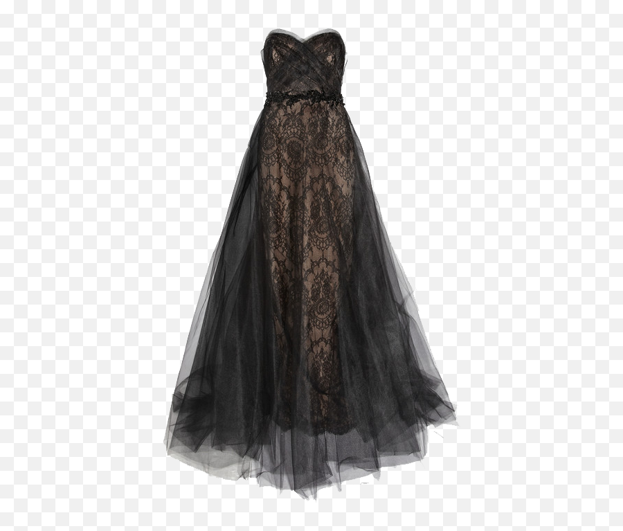 Dress Png Pic - Vera Wang Black Tulle Dress,Dress Png
