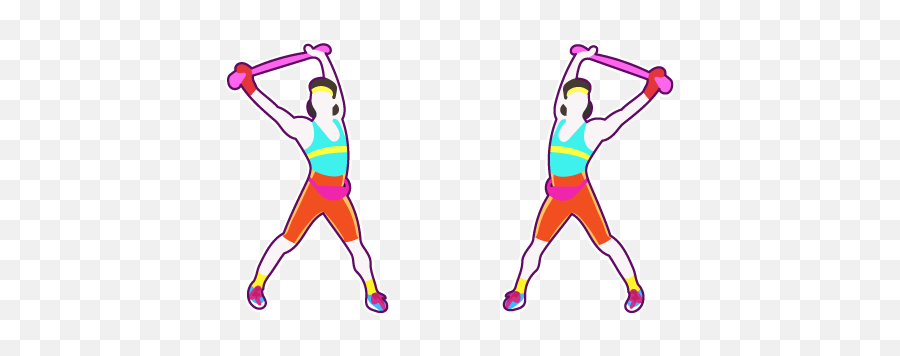Just Dance Exercise Cursor U2013 Custom - Drawing Png,Javelin Icon