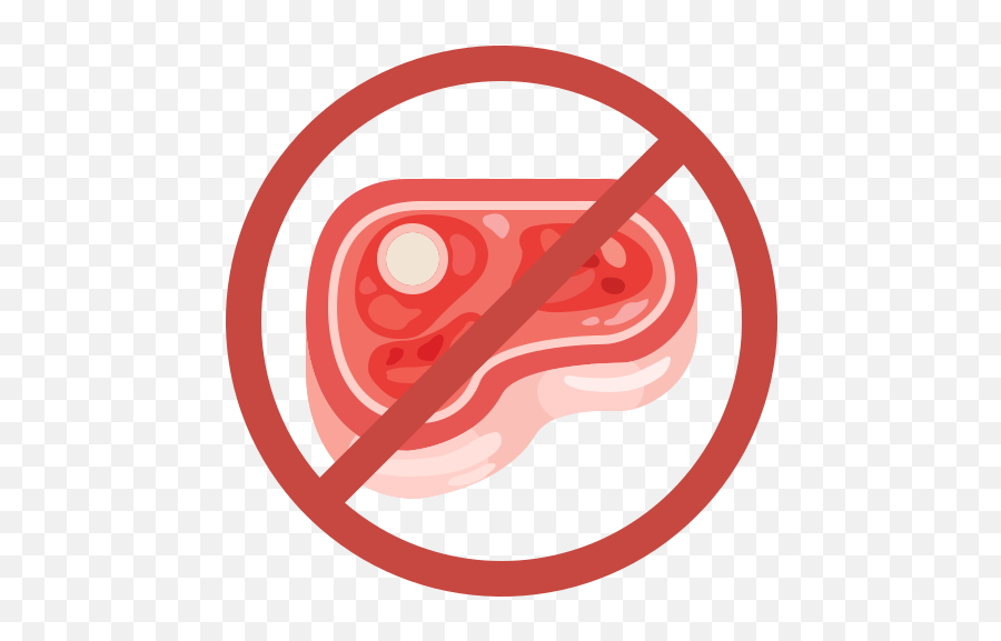 Food Meat No Restaurant Steak Icon - Free Download Avoid Red Meat Cartoon Png,Steak Icon Png